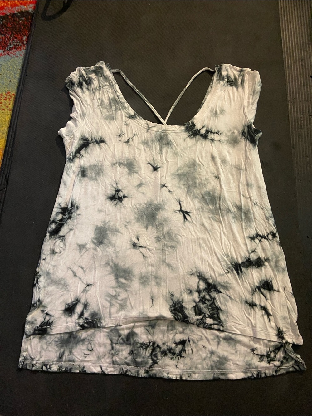 American Eagle Soft & Sexy Short Sleeve Tie Die Top